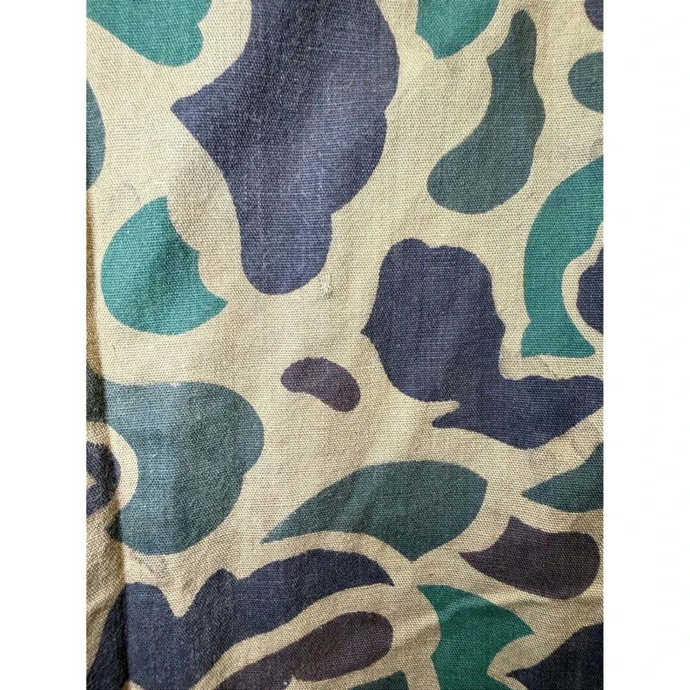 Vintage Frog Skin Camo Fatigue Pants Mens L Duck Military Lightweight‎ Hong Kong